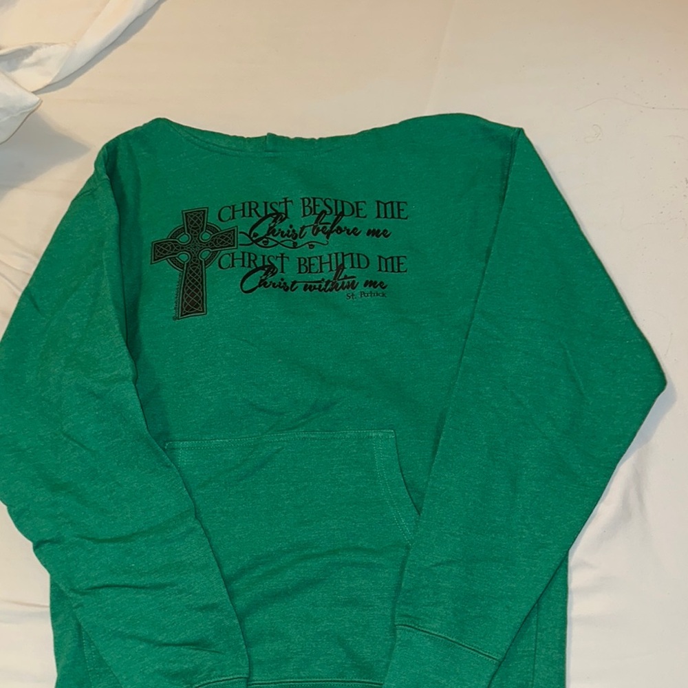 Green Graphic Hoodie